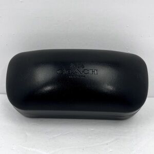 COACH, SUNGLASSES CASE ONLY, BLACK, UNISEX